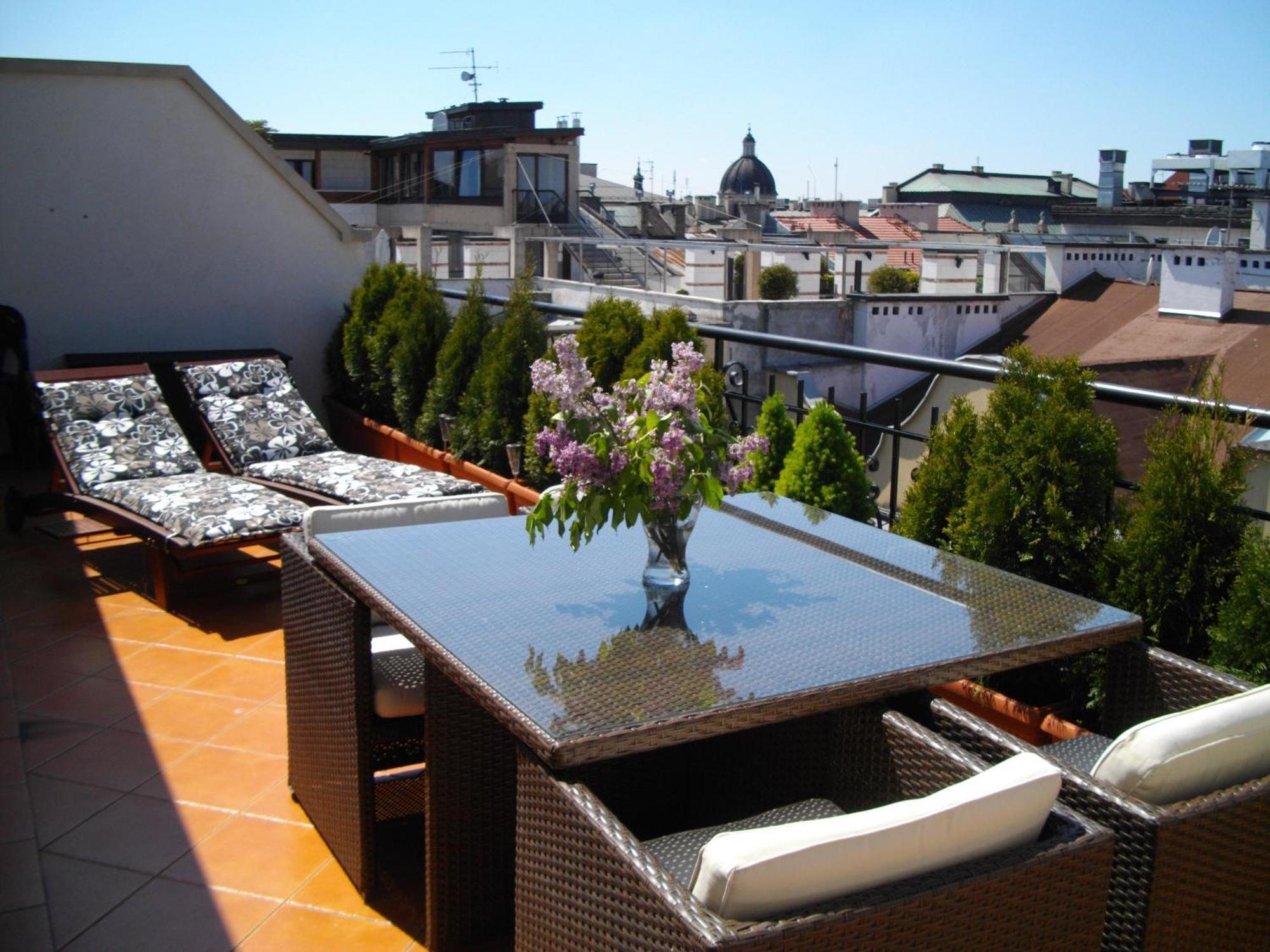 Apartament W Centrum - Duplex Penthouse In The Centre With Terrace And Air Conditioning Krakow Ngoại thất bức ảnh
